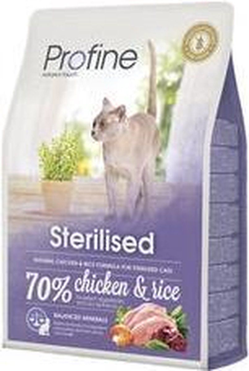 Profine Sterilised Kattenvoer - Kip - 2 kg