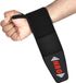 NRG fitness - Wrist Wraps - 2 Stuks - Bandeaux pour le poignet pour le fitness et le CrossFit - Entraînement de force - Attelle de poignet - Noir