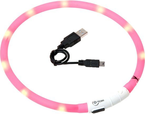 FLAMINGO Karlie Slanghalsband Pink - 70 CM