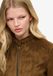 Superdry Moto Jas van Imitatieleer Slanke Pasvorm Dames Leren Jassen