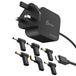 j5create JUP1565DCF-FN Chargeur pour appareils mobiles Universel Noir 67W USB-C PD GaN