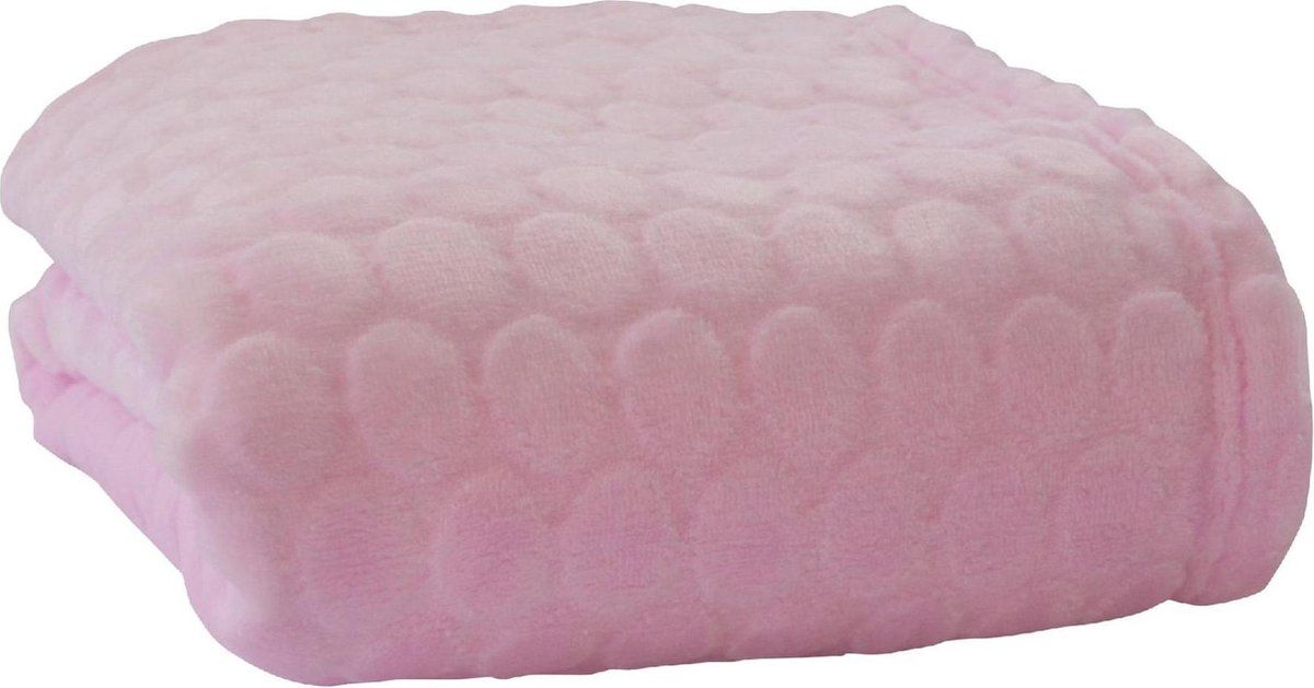 Clair de Lune Marshmallow Blanket - Pink - 70 x 90 cm