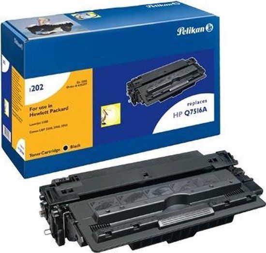 Pelikan Toner Cartridge Zwart 12000 pagina's compatibel met Canon LBP-3500, 3900, 3950 HP LaserJet 5200, 5200DTN, 5200L, 5200TN