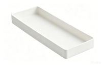 Amazon Basics Organizer-bak, half, rechthoekig, plastic, wit, voor accessoires