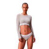 Calvin Klein Lightly Lined Bralet Grey Heather Taille: XS