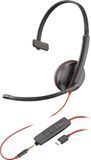 HP Poly Blackwire C3215 mono headset + draagtas (bulk)