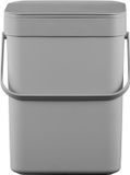 EKO Puro II Food Waste Caddy 7 liter Polypropyleen Grijs