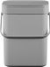 EKO Puro II Food Waste Caddy 7 liter Polypropyleen Grijs