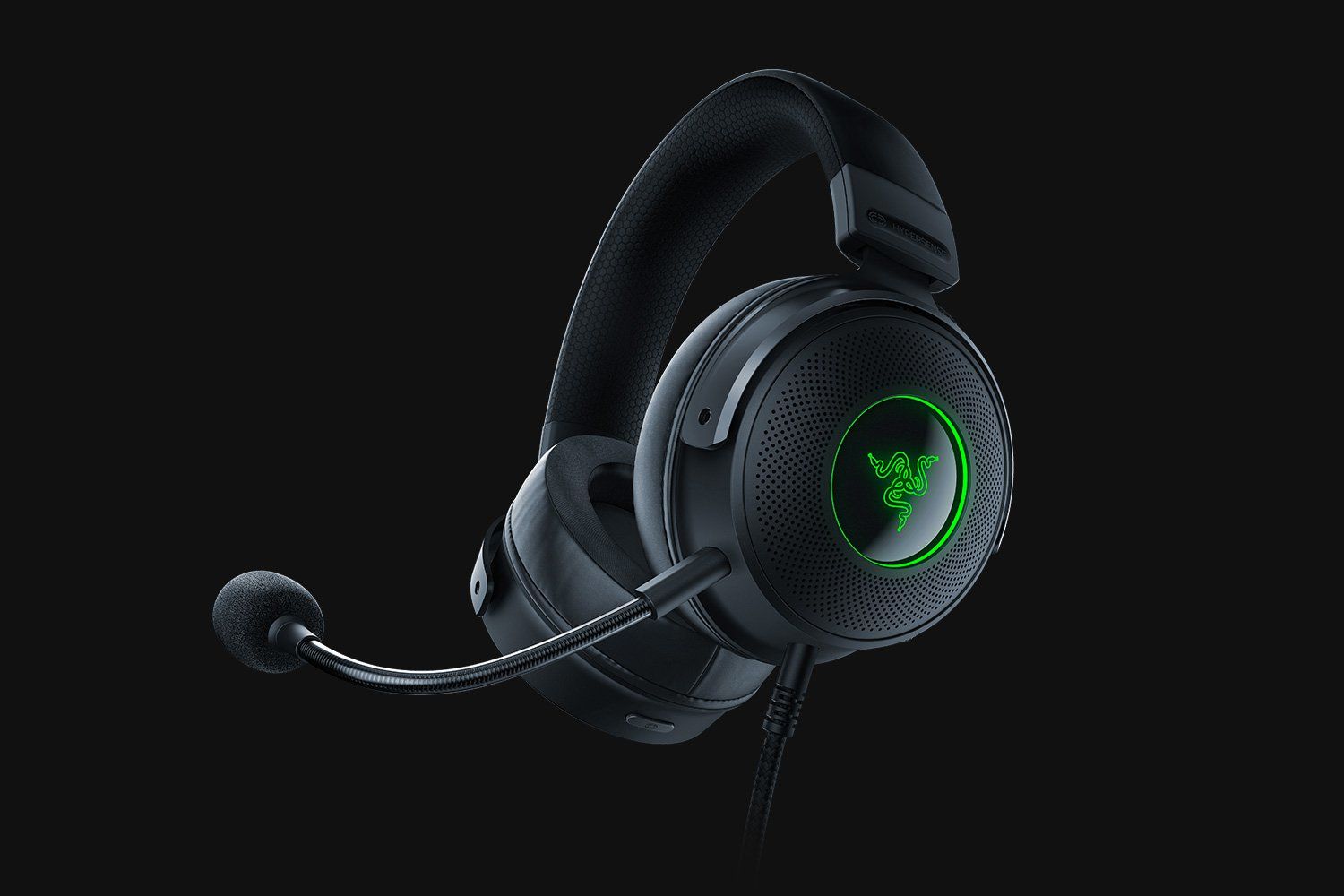 Razer Kraken V3 HyperSense Gaming Headset - USB - Zwart