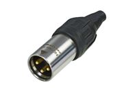 Neutrik NC3MX-TOP XLR Male Connector Black