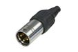 Neutrik NC3MX-TOP XLR Male Connector Black