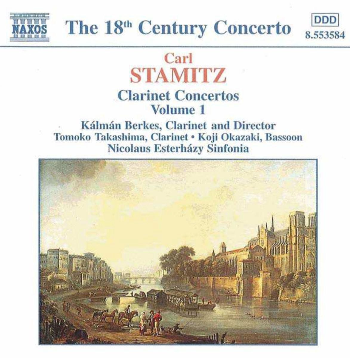 OUTHERE Stamitz Carl Philipp: Concerti Per Clarinetto Vol 1 CD