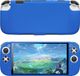 kwmobile Flexibele siliconen hoes voor Nintendo Switch 2 (2025) - Beschermhoes voor handheld console – blauw