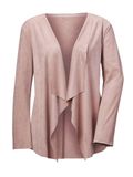 Goldner Fashion Veloursjasje met watervalkraag - oudroze - Gr. 23