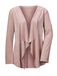 Goldner Fashion Veloursjasje met watervalkraag - oudroze - Gr. 23