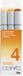 Copic Sketch Color Fusion 4 markeerstift 3 stuk(s) Beitel/penseelpunt Beige, Terracotta, Geel