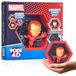 WOW! PODS 4D Marvel Avengers Collection Ironman, lichtgevende superheldenfiguur met bobbelhead, verzamelobjecten, speelgoed en geschenken, nummer 402 in serie