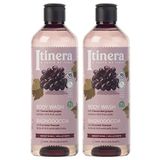 sarcia.eu ITINERA - Gladmakende Body Wash met Toscaanse rode druiven, 95% natuurlijke ingrediënten, 370 ml (2 stuks)