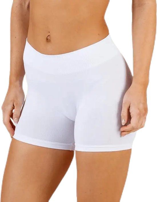 Pieces dames short naadloos - London - Broekje onder jurk - XS - Wit