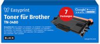 Easyprint Toner voor Brother TN3480 Zwart (7 stuks)
