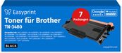 Easyprint Toner pour Brother TN3480 Noir (7 pièces)