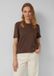 s.Oliver T-shirt en jersey interlock Femme Marron Taille 46
