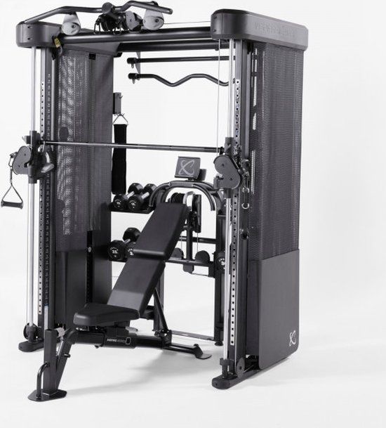 Inspire FT2 Pro Functional Trainer Krachtstation Set met Halterbank