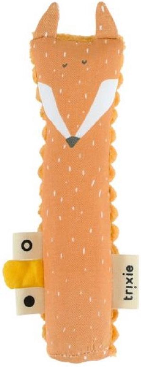 TRIXIE knijprammelaar Mr. Fox 16 x 5,5 cm katoen oranje