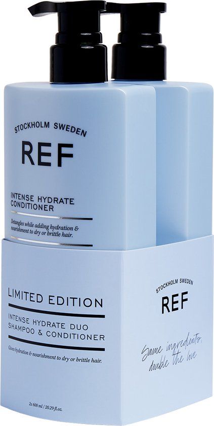 REF Stockholm - Intense Hydrate Duo Shampoo + Conditioner - 2x600ml - All Hair Types