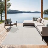 the carpet Mistra – robuust buitentapijt, modern & weerbestendig, voor balkon, terras, keuken of serre, crème, 200 x 280 cm