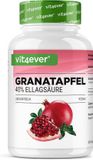 Vit4ever Granaatappelextract - 240 capsules - 1800 mg per dagdosering - Premium: 40% ellaginezuur - Hoog gedoseerd - Veganistisch