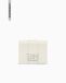 Armani Exchange Jodie Metal Logo Classic Mini Travel Wallet Off White