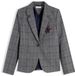 Tommy Hilfiger Dames Blazers 42 Wol/Polyester Grijs/Zwart/Wit Herfst/Winter 2026