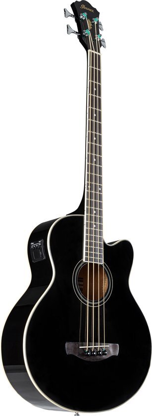 Ibanez AEB8EBK AEB elektrische akoestische basgitaar zwart