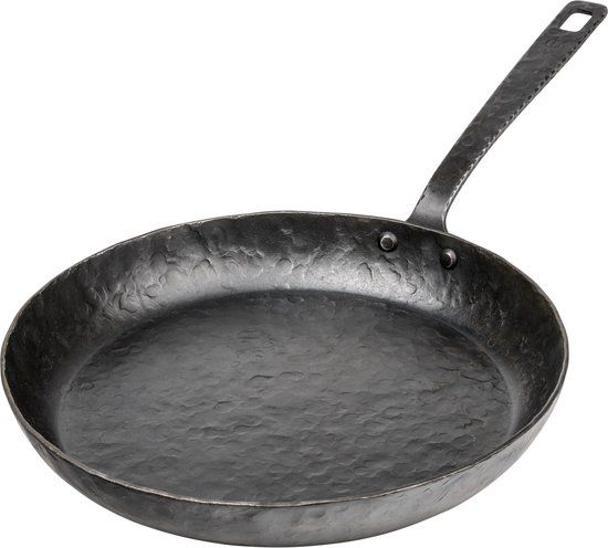 Forged Essentials koekenpan 28cm - Staal - PFAS-vrij - Alle warmtebronnen incl. inductie