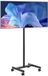 Latios Support TV mobile - Support au sol / Trolley - Pour téléviseurs plats et incurvés 43–140 cm - Max. 20 kg - VESA 200x200 mm - Noir