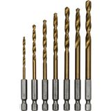 Labor HSS spiraalboren Tin Coated Cassette 7-delig