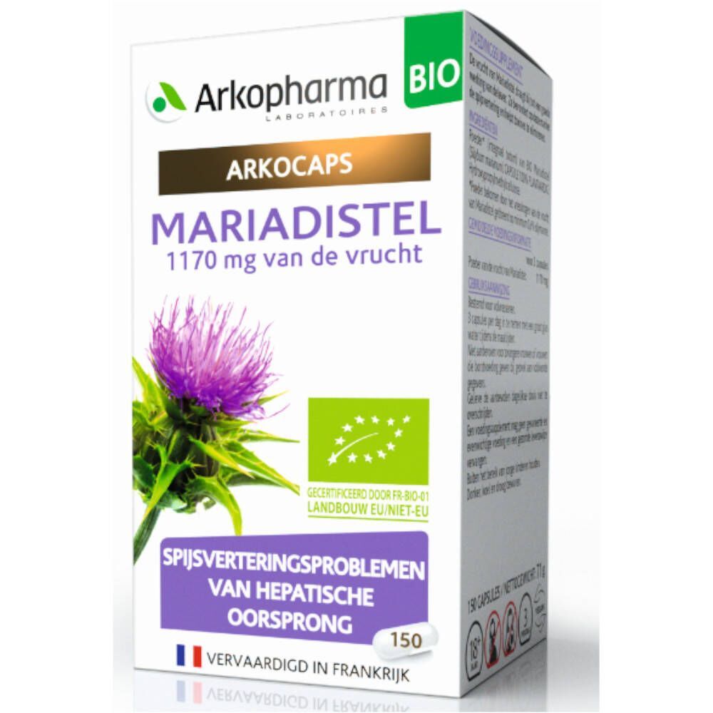 Arkopharma Arkocaps Mariadistel Bio 150 capsules