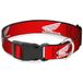 Buckle-Down Hondenhalsband Plastic Clip Honda Motorlogo Rood Wit 15 tot 26 Inch