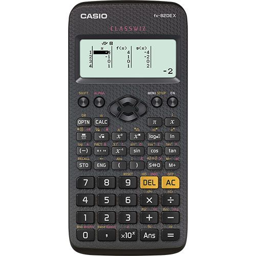 Casio FX-82DE X Scientific Calculator - Black
