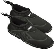 BECO Badschoenen/surfschoenen voor dames en heren zwart 41