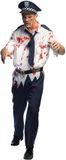 Boland - Kostuum Zombie politie Walker (S) - Volwassenen - Polyester - Multi