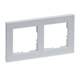 Legrand 765282 Seano+ 2-voudig frame, aluminium gelakt
