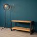 Merkloos Tv meubel Lucas mangohout en metaal 120x40x60 cm