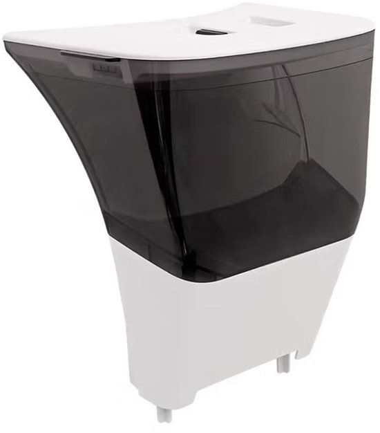 Whisker LitterHopper met kap – Automatisch navulsysteem voor kattenbakvulling voor Litter Robot 4 wit