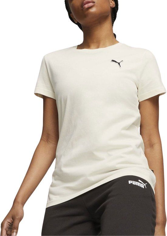 PUMA Better Essentials Tee Dames T-shirt - Zand - Maat L