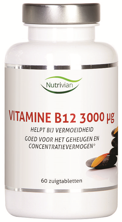 Nutrivian Vit B12 3000mcg Tabletten 60st