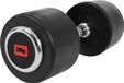 Gorilla Sports Haltère fixe 20 kg - Haltère professionnel - Caoutchouc