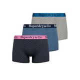 Superdry & Co Boxershorts blauw / grijs / pitaja roze / zwart
