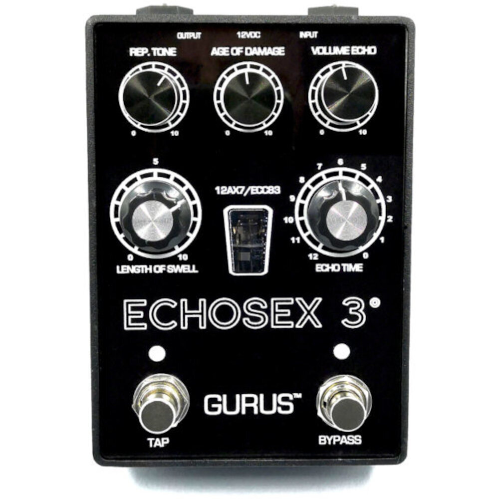 Gurus Echosex 3° Tap Tempo Delay Hi Voltage Preamp effectpedaal